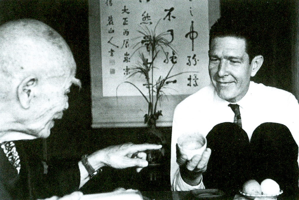 John Cage and D.T. Suzuki (鈴木 大拙 貞太郎)