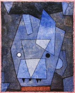 Kleiner blauer Teufel (Little Blue Devil), by Paul Klee